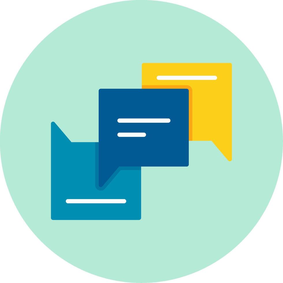 Speech Bubbles Vector Icon