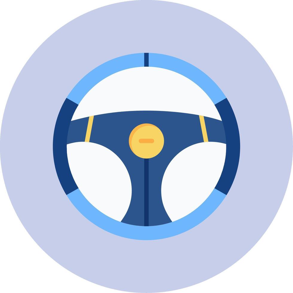 icono de vector de volante