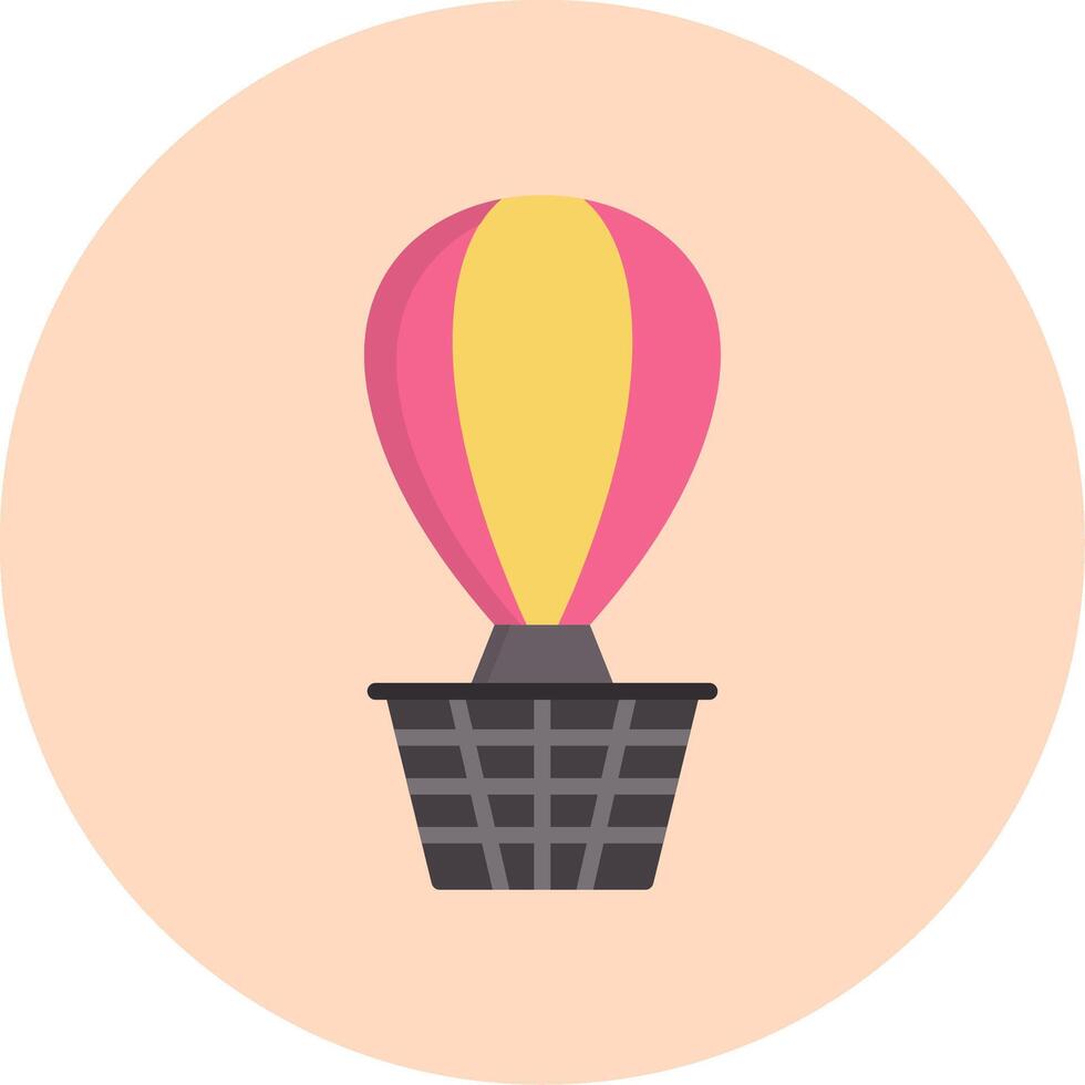 Hot Air Balloon Vector Icon