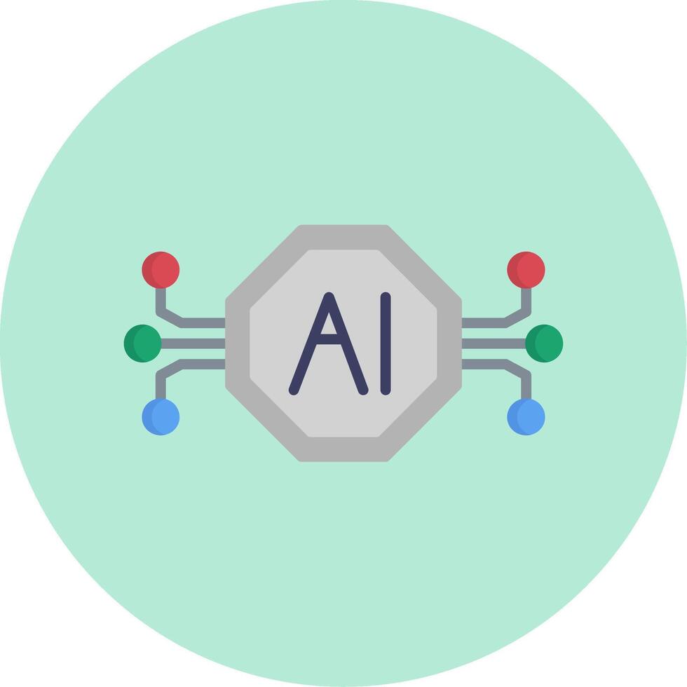 Artificial Intelligence Vector Icon