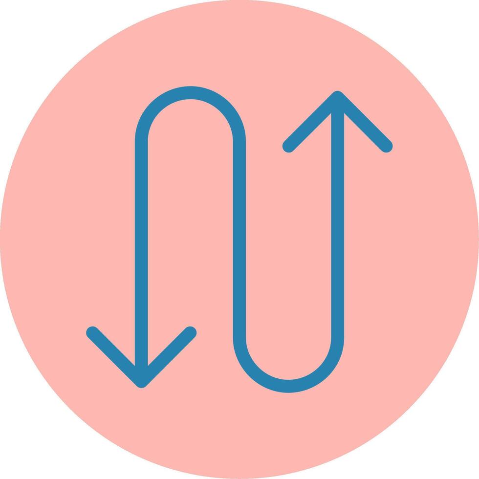 Zigzag Vector Icon