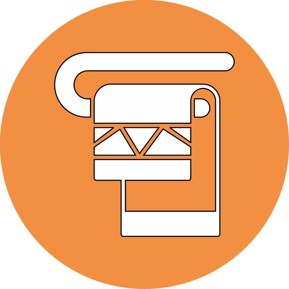 Towel Rack Vector Icon