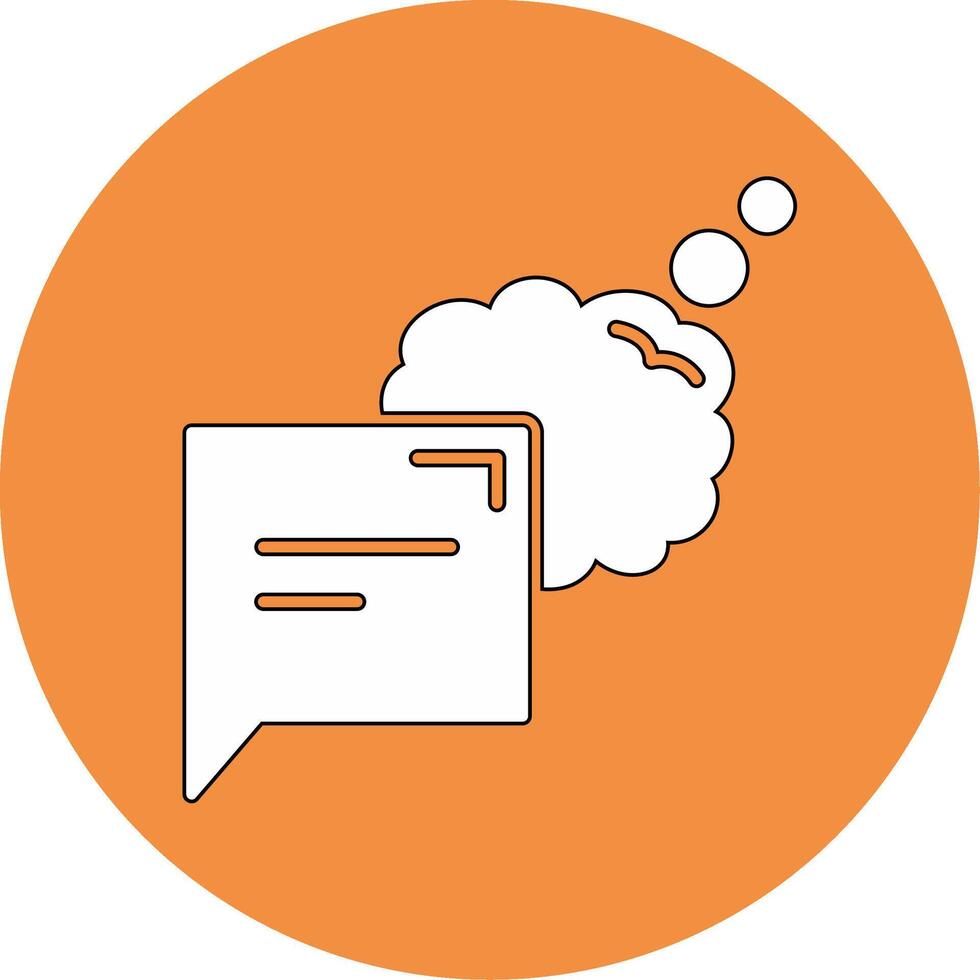 Thinking Vector Icon