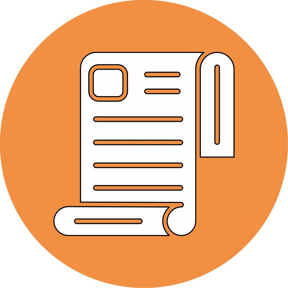 Newspaper Vector Icon