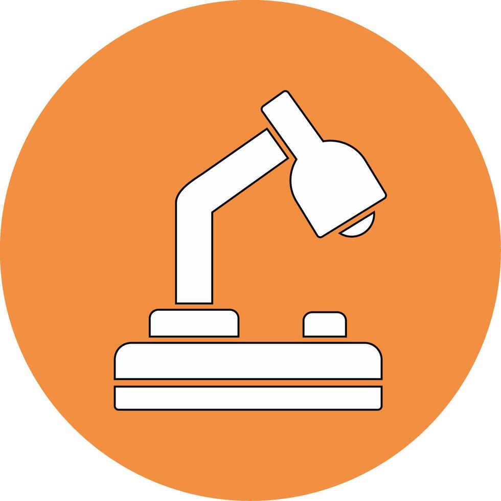 Desk Lamp Vector Icon