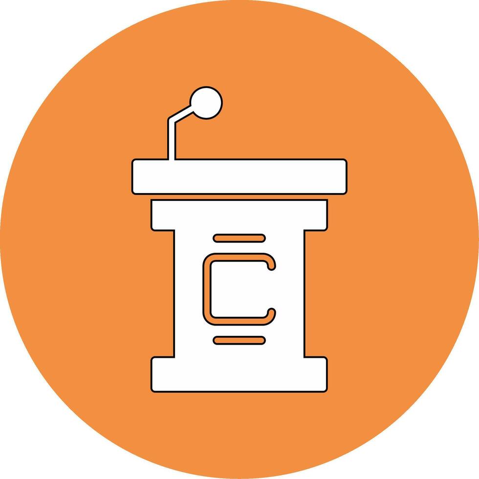 Lectern Vector Icon