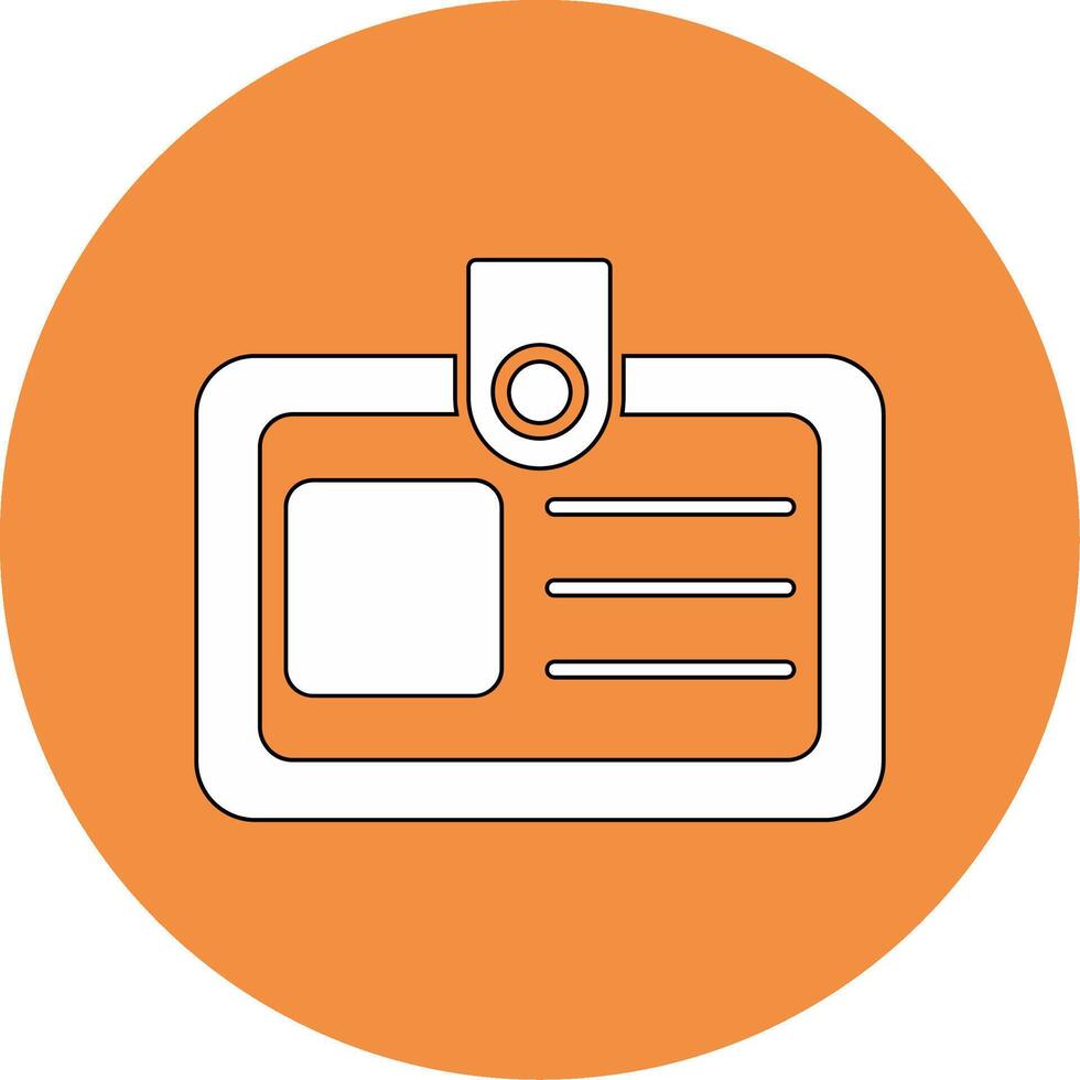 Identification Card Vector Icon