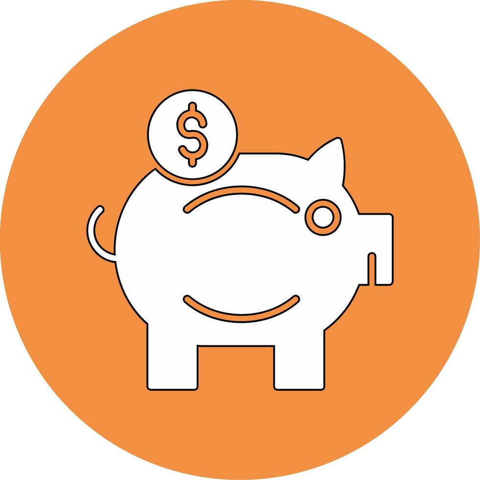 Piggy Bank Vector Icon