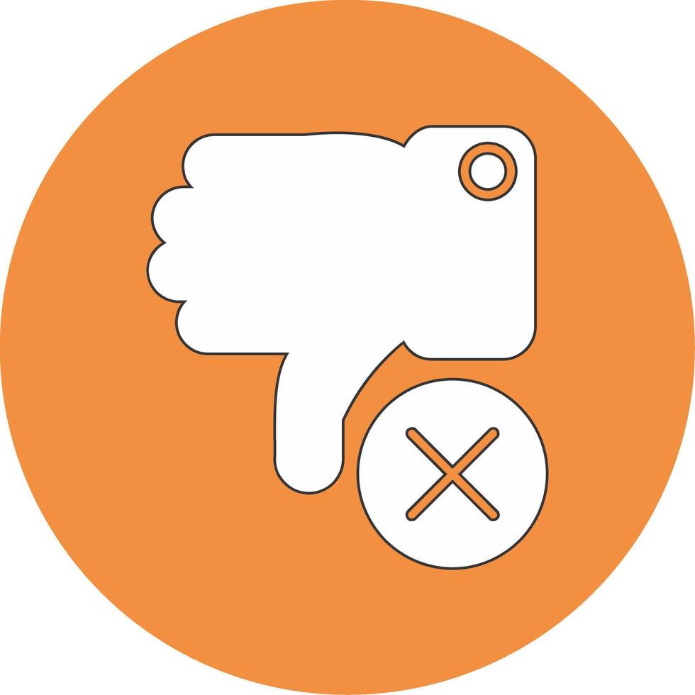 Dislike Vector Icon