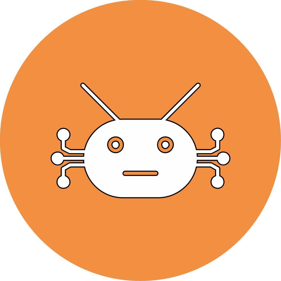 Cyborg Vector Icon