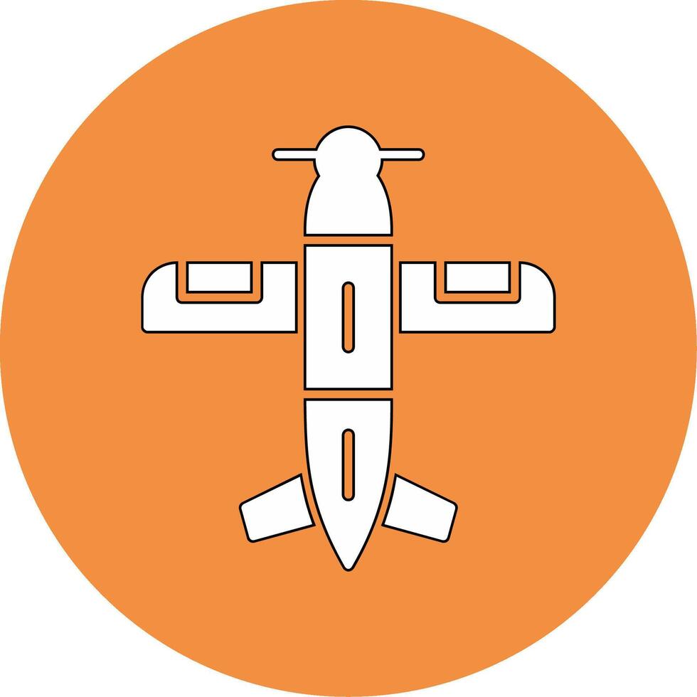 Monoplane Vector Icon