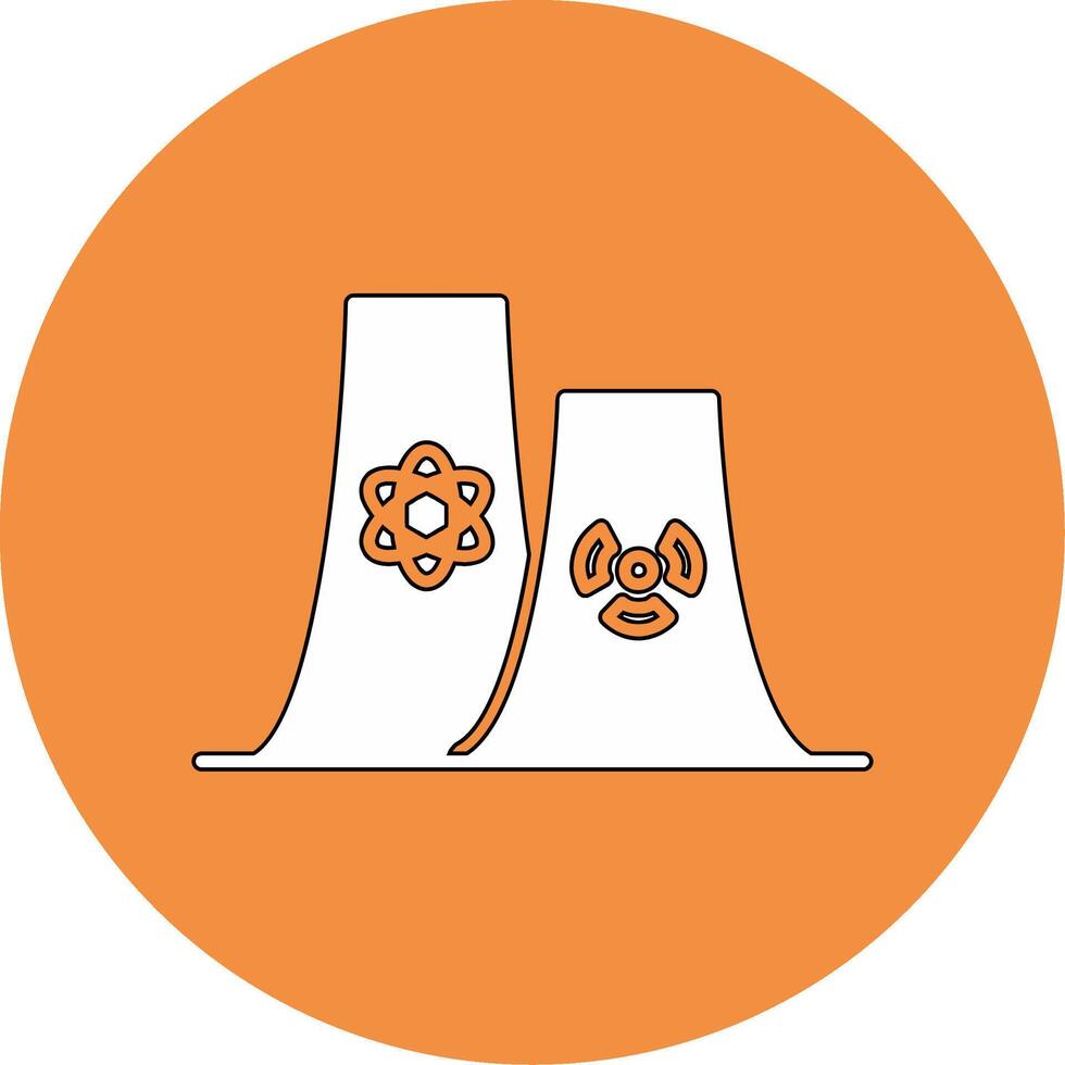Nuclear  Vector Icon