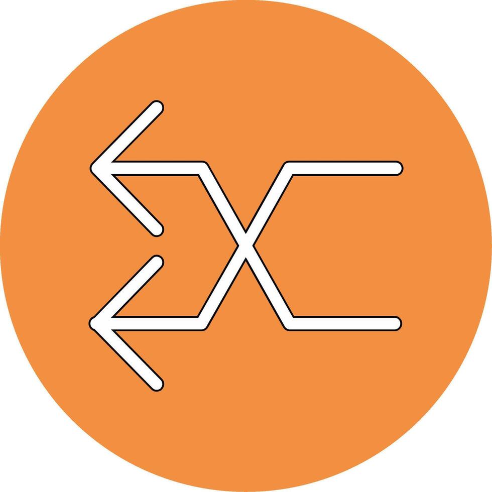Shuffle Vector Icon