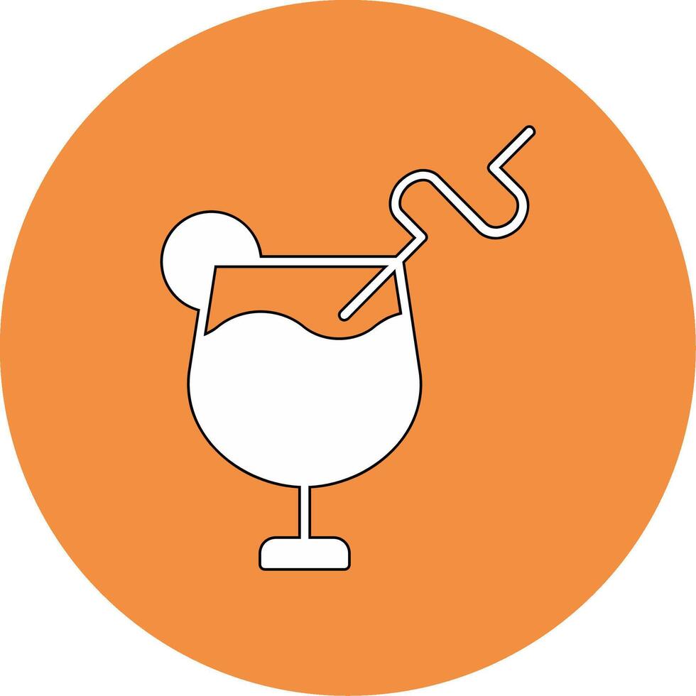 Cocktail Drink Vector Icon