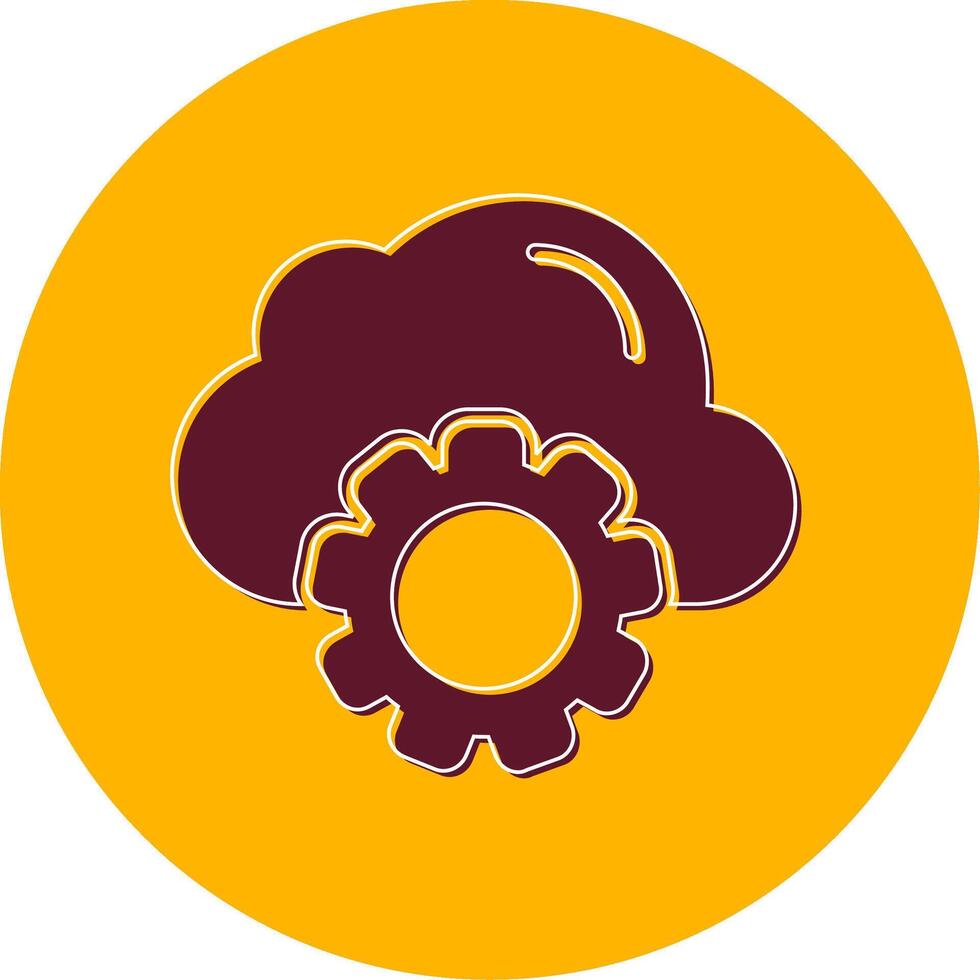 Cloud Computing Vector Icon