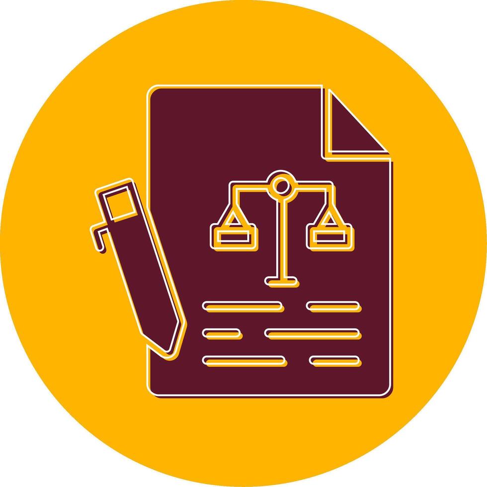 Contract Vector Icon
