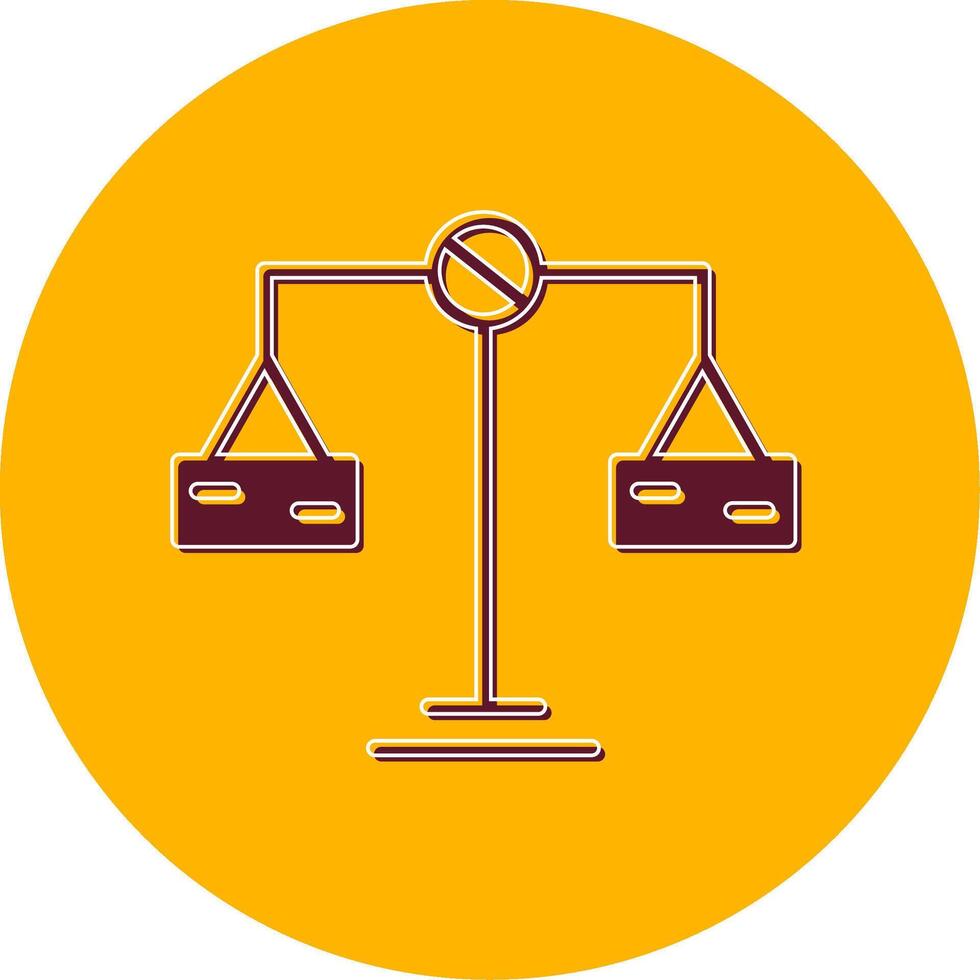 Balance Scale Vector Icon