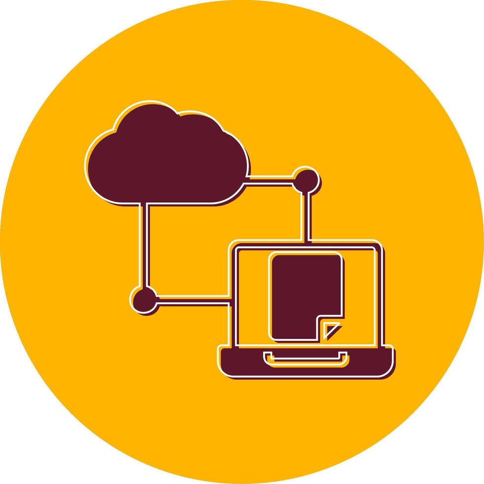 icono de vector de transferencia de datos