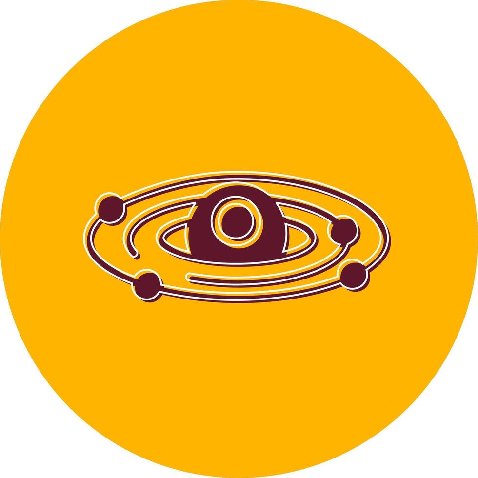 Black Hole Vector Icon