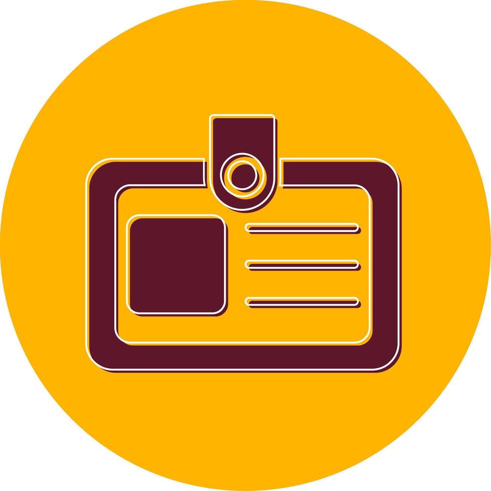 Identification Card Vector Icon