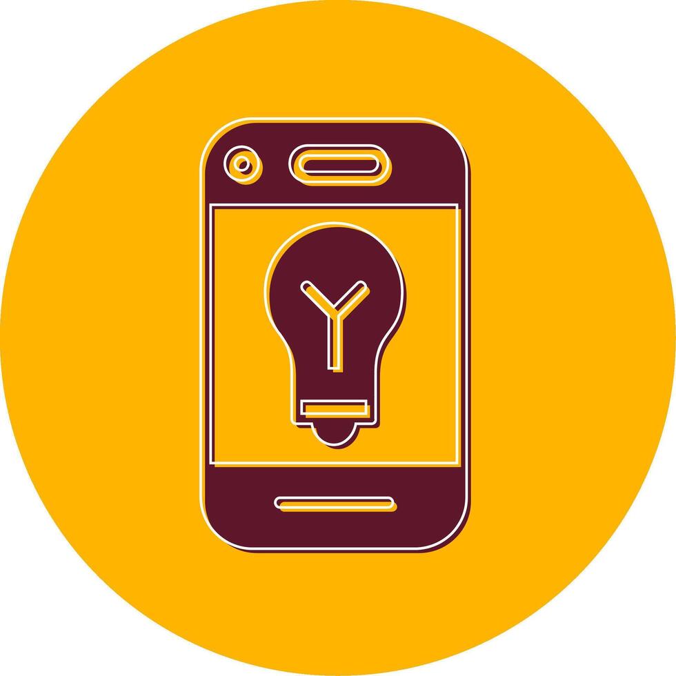 Mobile Phone Idea Vector Icon