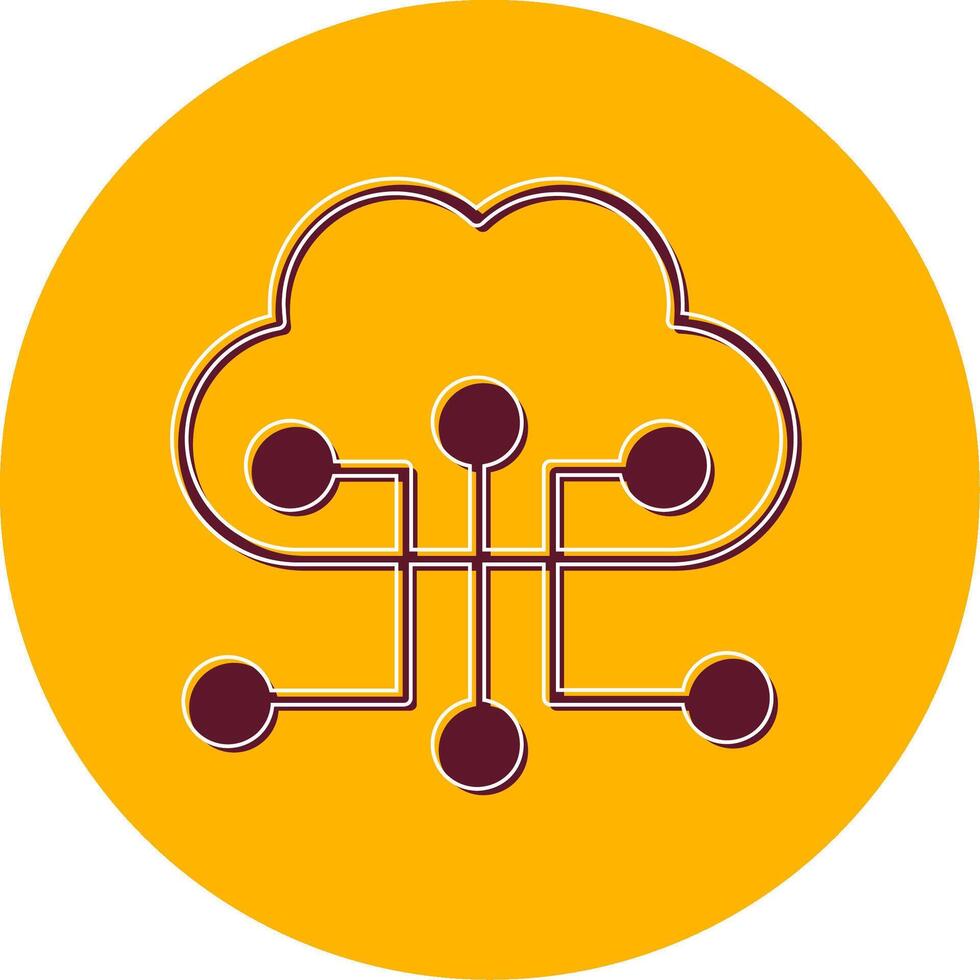 Cloud Configuration Vector Icon