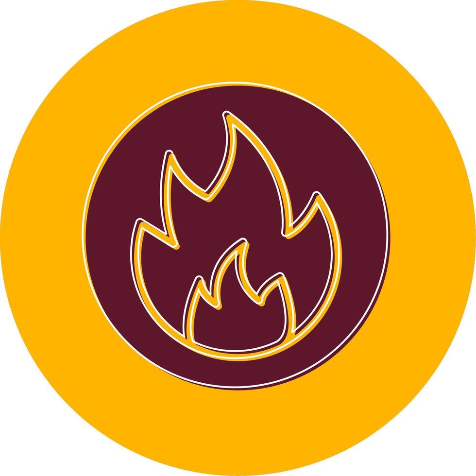 Flammable Vector Icon