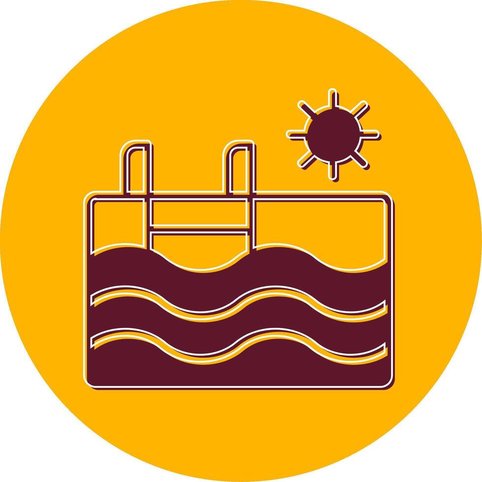 Swimming Pool Vector Icon