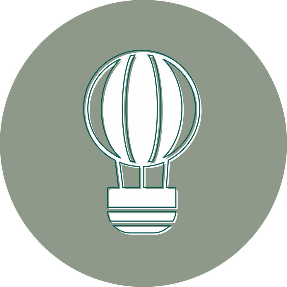 Hot Air Balloon Vector Icon