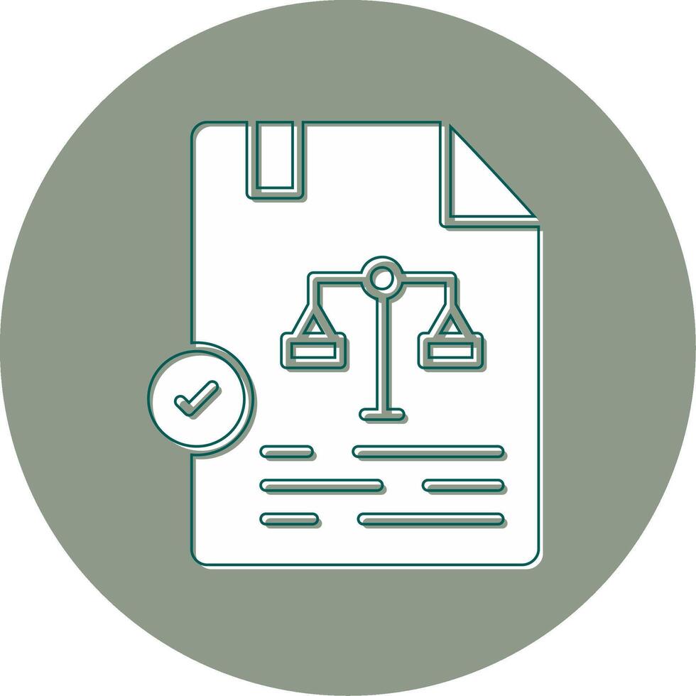 Legal Vector Icon