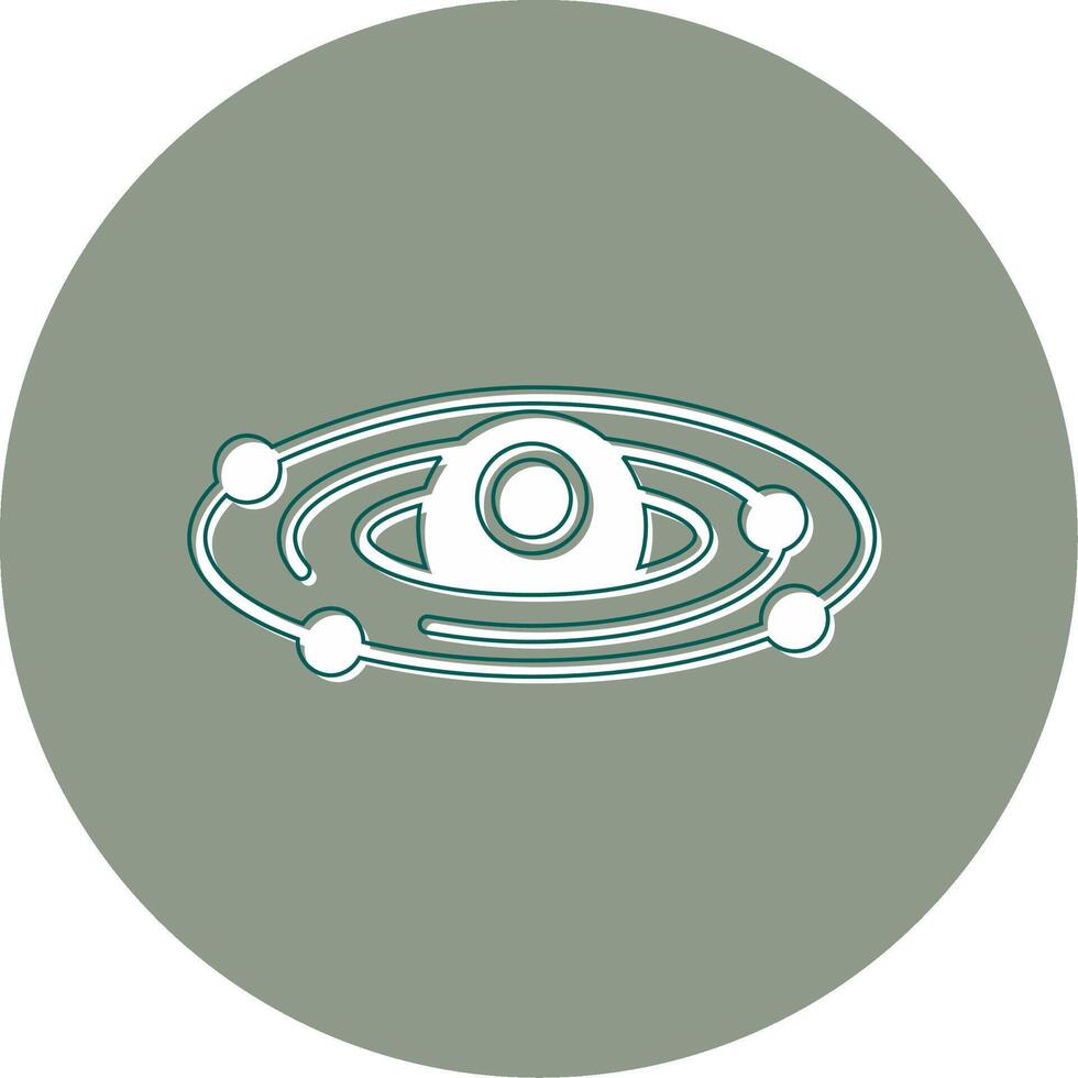 Black Hole Vector Icon