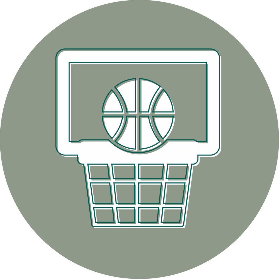 icono de vector de baloncesto