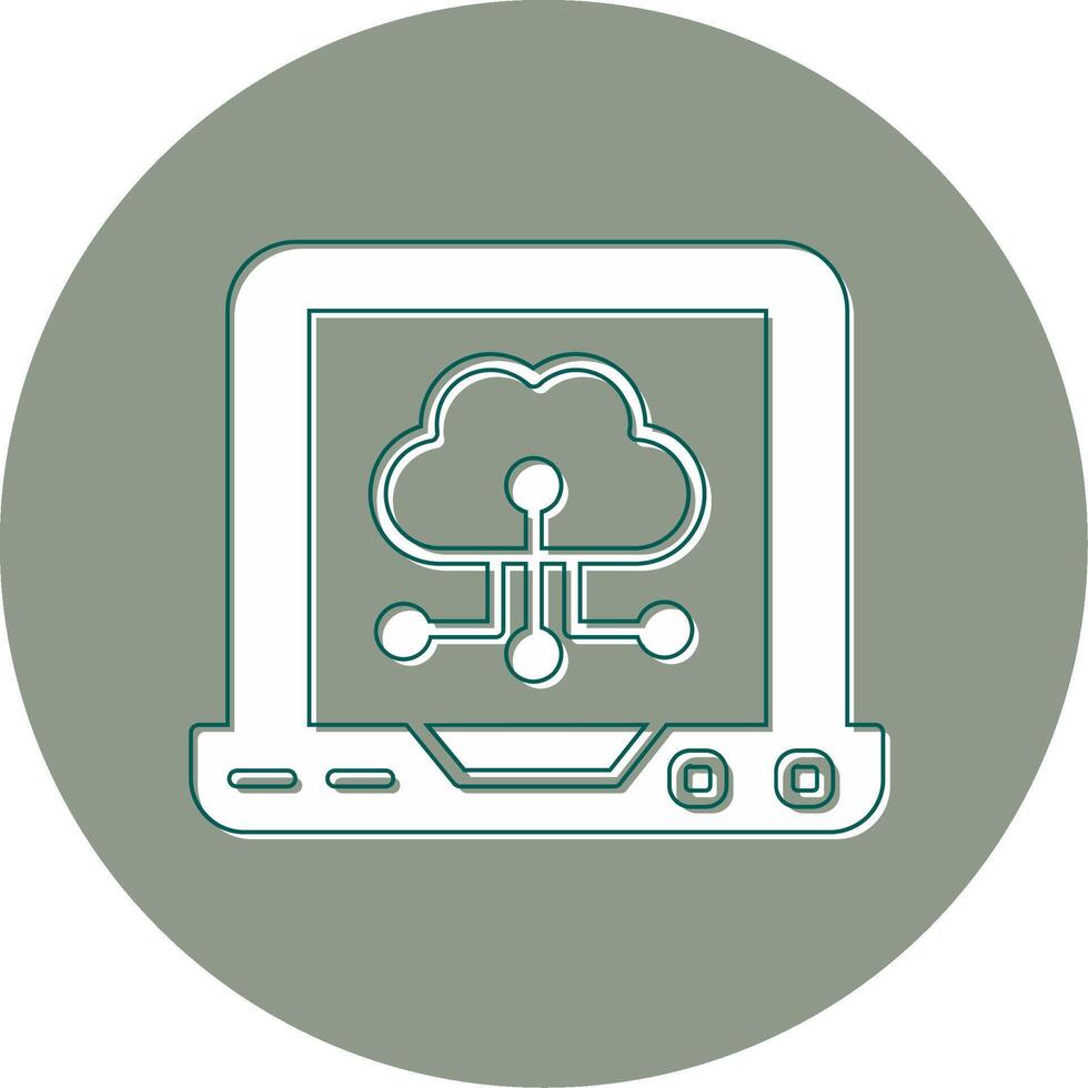 Cloud Computing Vector Icon