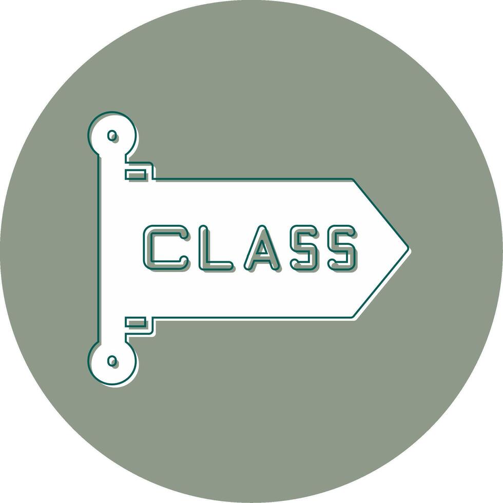 icono de vector de clase