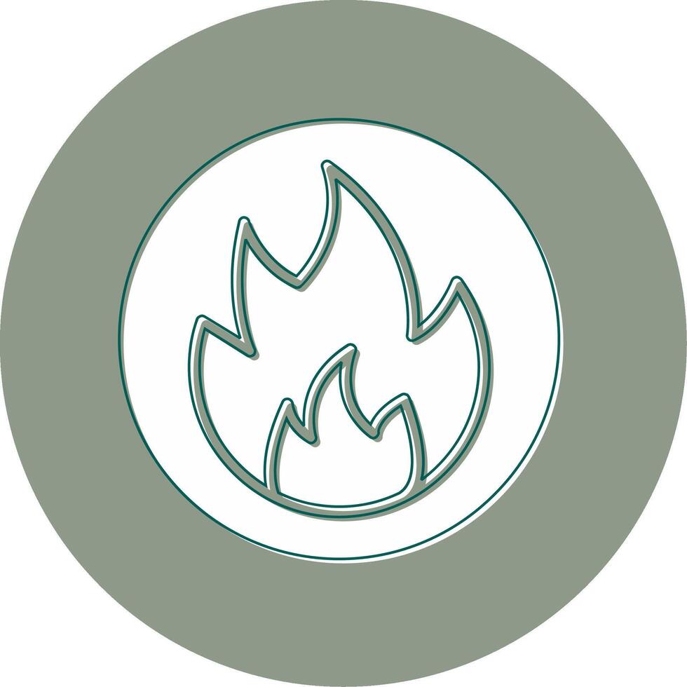 Flammable Vector Icon
