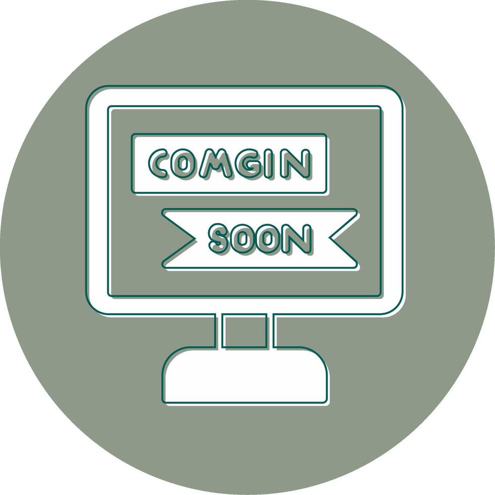 Coming Soon Vector Icon