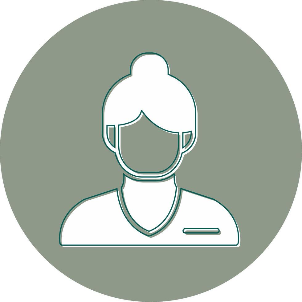 Lady Doctor Vector Icon