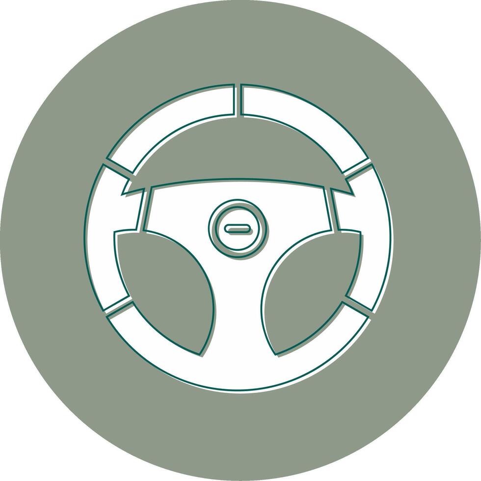 Steering Wheel Vector Icon