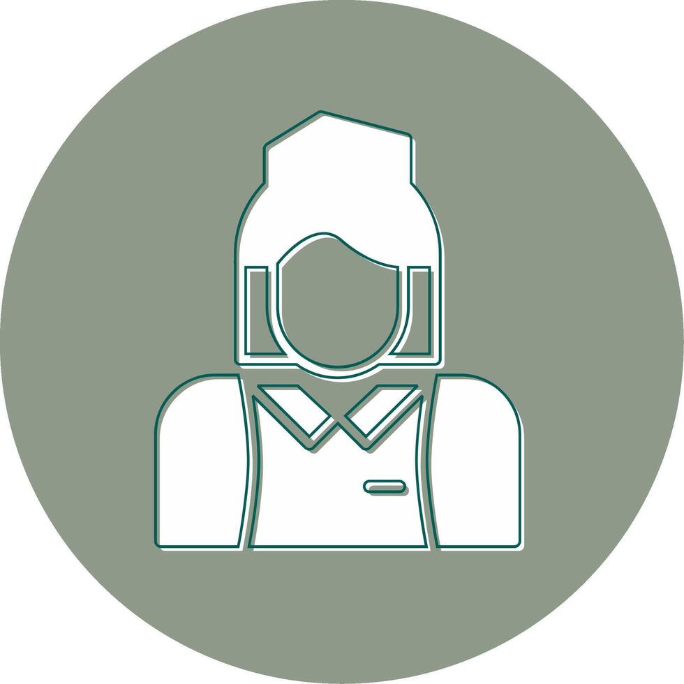 Flight Attendant Vector Icon