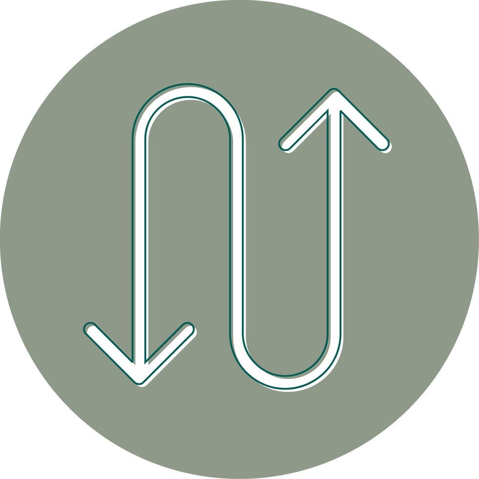 Zigzag Vector Icon