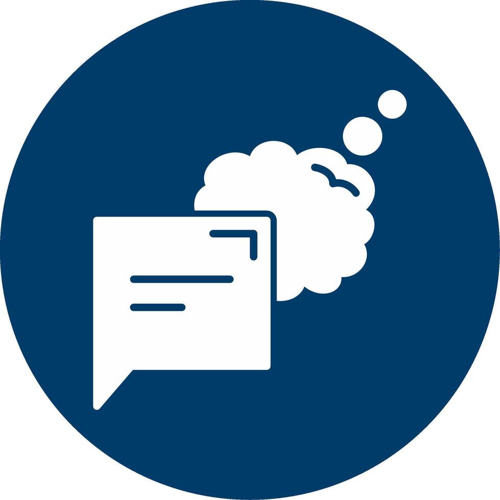 Thinking Vector Icon