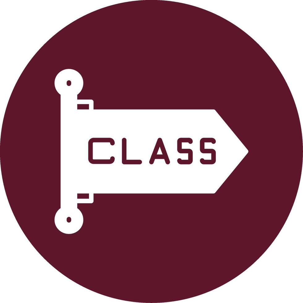 icono de vector de clase