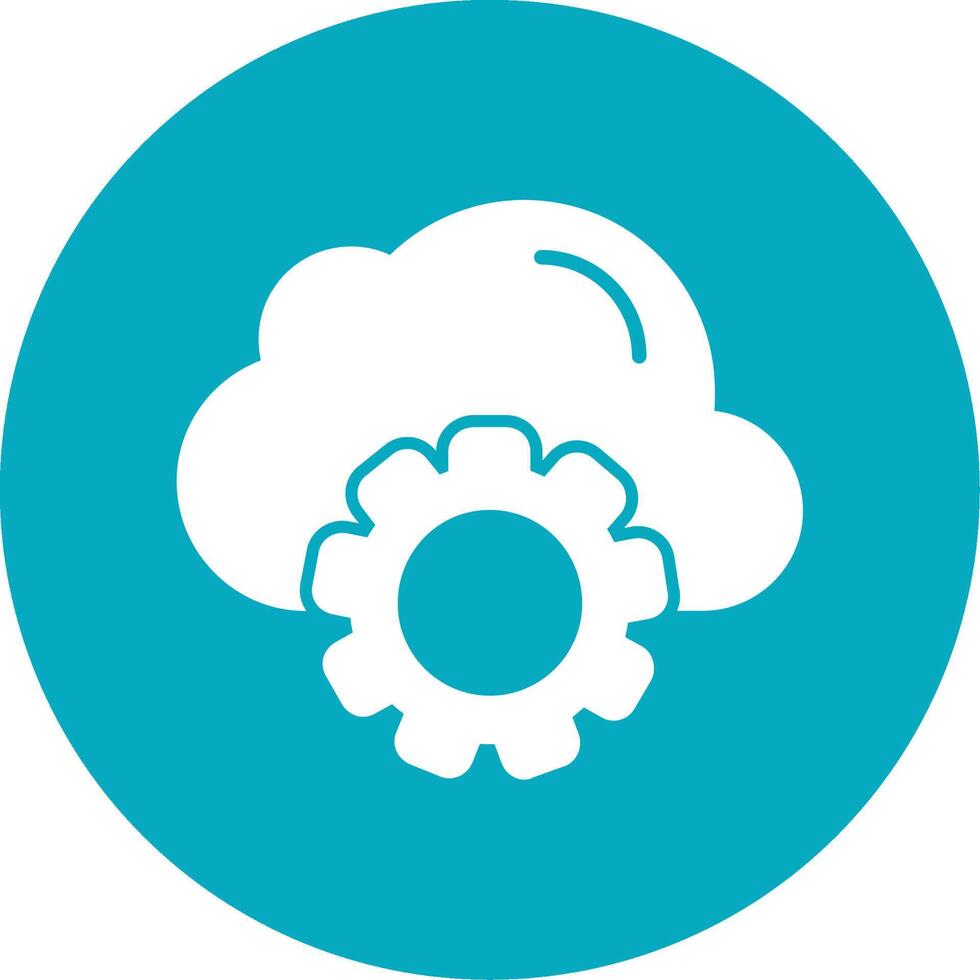 Cloud Computing Vector Icon