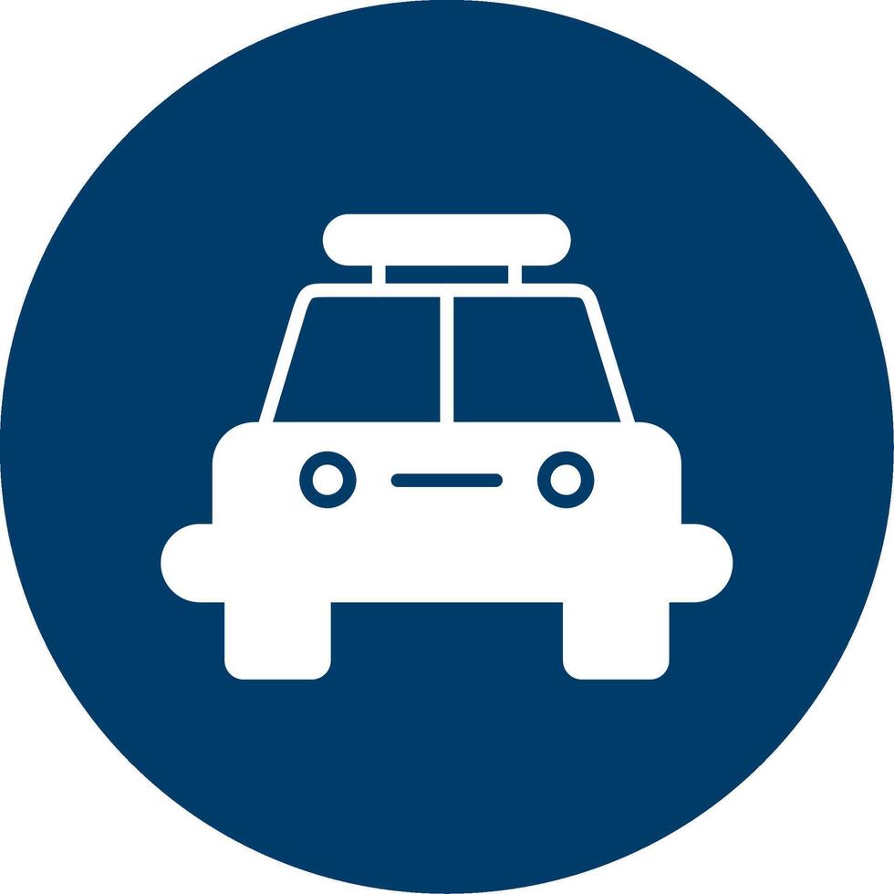 Police Car Vector Icon