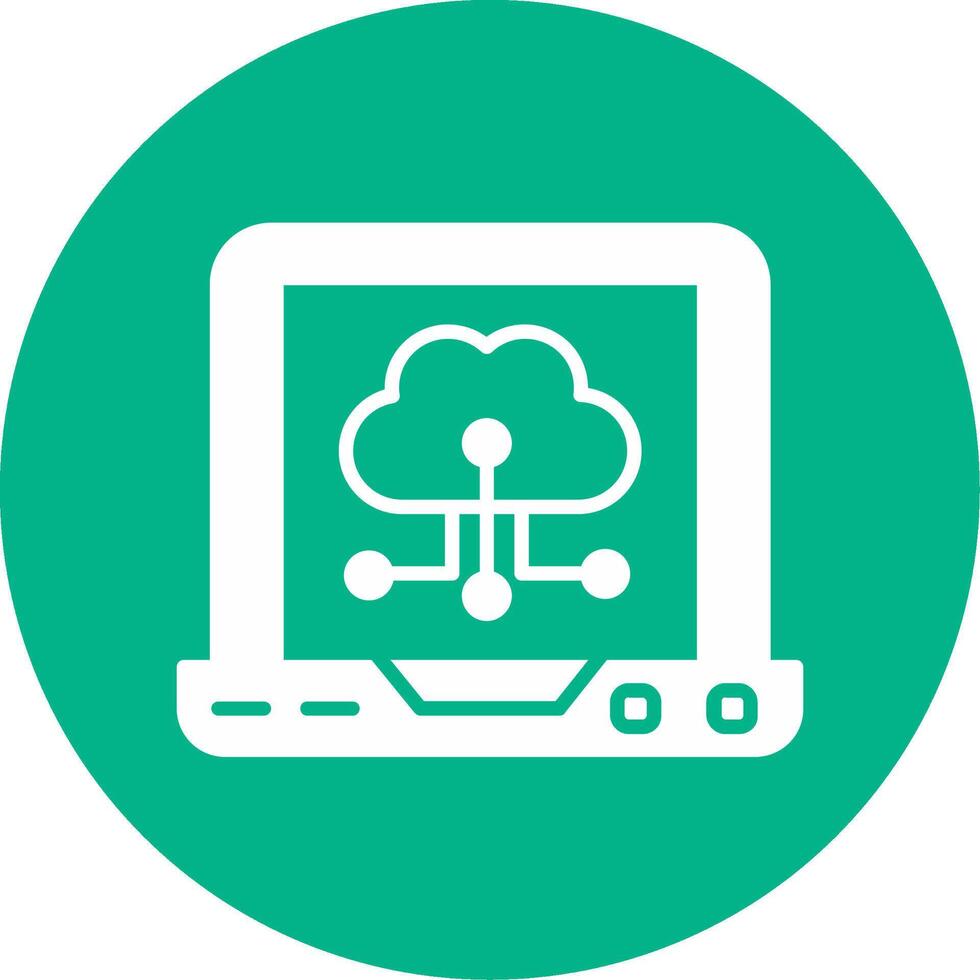 Cloud Computing Vector Icon