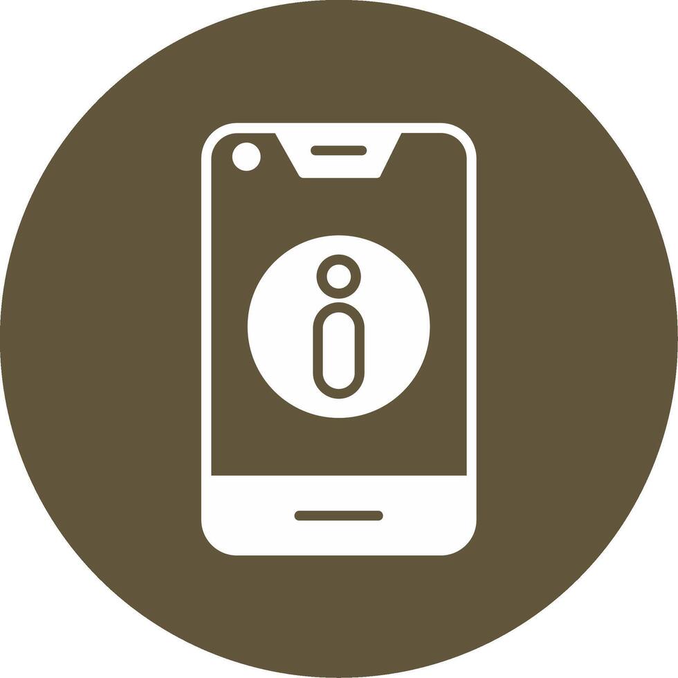 Smartphone Information Vector Icon