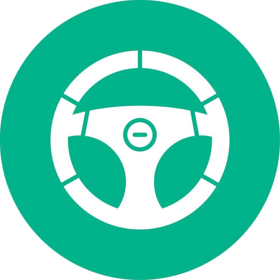 Steering Wheel Vector Icon