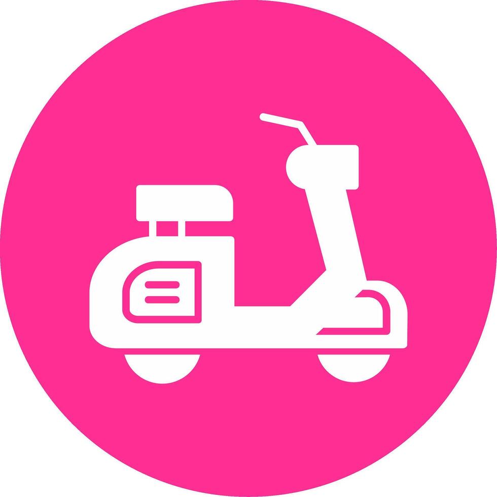 icono de vector de scooter