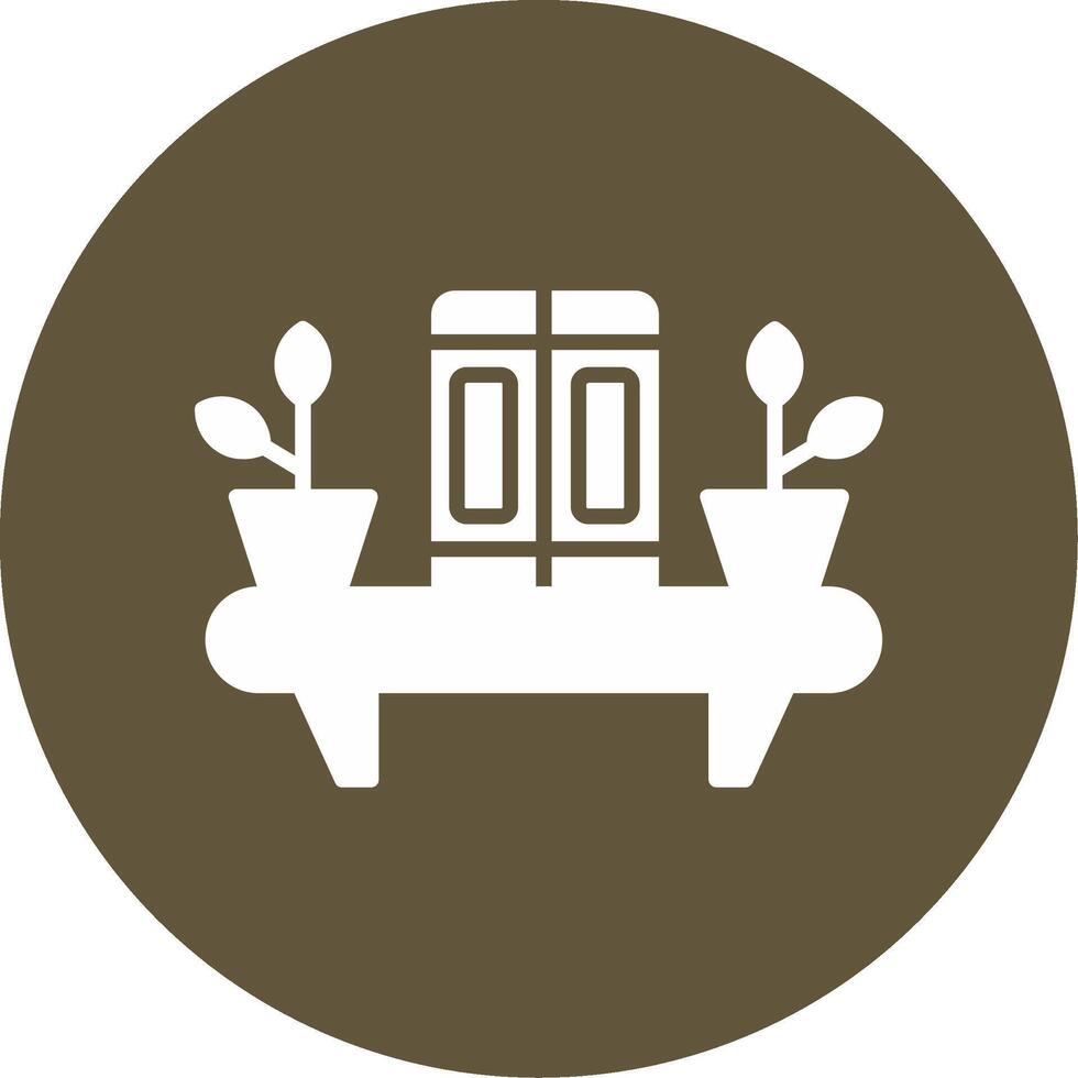 Bookshelf Vector Icon