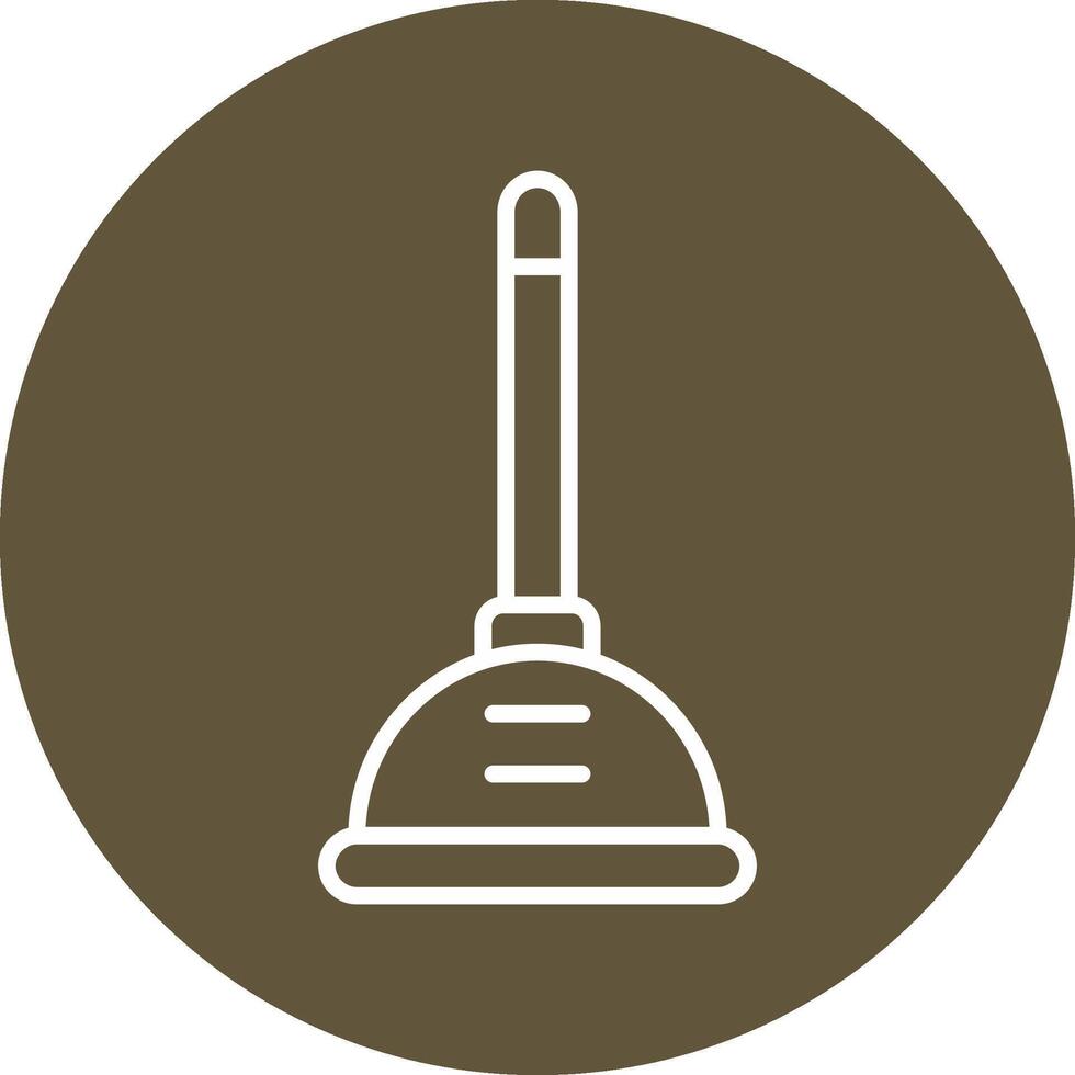 Plunger Vector Icon